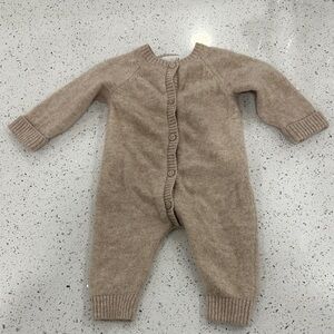 Zara Cozy Tan Kids Cashmere One Piece